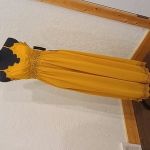 COPY - NWT Lulu's Goldenrod yellow jumpsuit